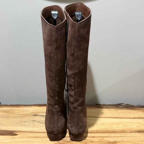 *NEW* Jason Wu Pointy Toe Genuine Leather Brown Suede Talk Boots SZ 6.5 A29 - Picture 6 of 10